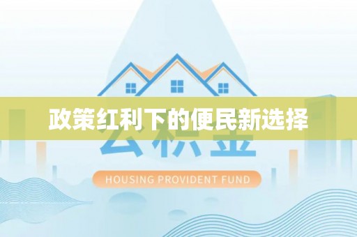 张家口政策红利下的便民新选择